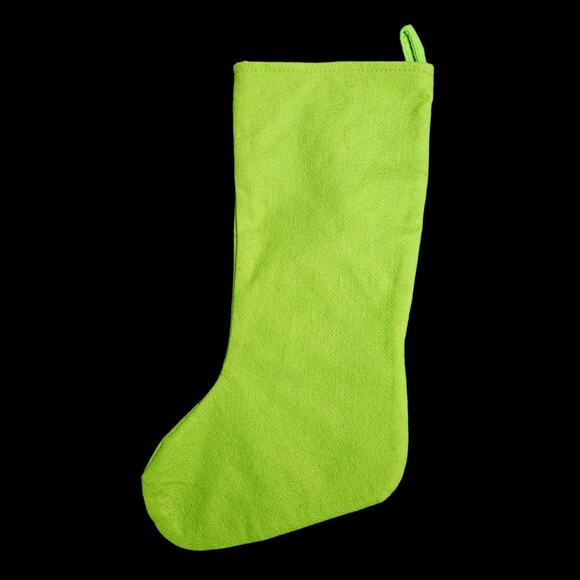 Set of 2 Christmas Stockings Santa & Snowman Felt Holiday Decorations 17" - Picture 6 of 7